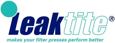 LEAKTITE MAKES YOUR FILTER PRESSES PERFORM BETTER