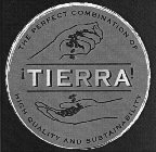TIERRA THE PERFECT COMBINATION OF HIGH QUALITY AND SUSTAINABILITY