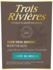 TROIS RIVIÈRES FRENCH PLANTATION RHUM PLANTATIONS TRIOIS RIVIERES DEPUIS 1660 RHUM VIEUX AGRICOLE MARTINIQUE APPELLATION D'ORIGINE CONTRÔLÉE CUVÉE DU MOULIN