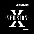 AREON X · VERSION ·