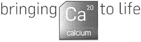 BRINGING CA 20 CALCIUM TO LIFE