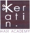 KERATIN. HAIR ACADEMY