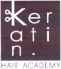 KERATIN. HAIR ACADEMY