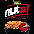 PEYMAN NUTZZ SOSSLU KIZARTILMIS YER FISTIGI FRIED & FLAVORED PEANUTS ACCILI ACI CESNILI · HOT SPICY FLAVORED