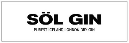 SÖL GIN PUREST ICELAND LONDON DRY GIN