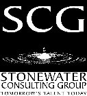 SCG STONEWATER CONSULTING GROUP TOMORROW'S TALENT TODAY