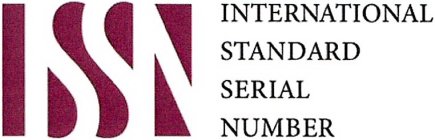 ISSN INTERNATIONAL STANDARD SERIAL NUMBER