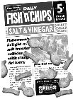 BURTON'S DAILY FISH 'N' CHIPS SNACK PACKS LAS WINGS OF SALT & VINEGAR FLAVOUR BAKED SNACK BISCUITS FISHERMAN'S DELIGHT AS SALT TRAWLER COLLIDES WITH VINEGAR DELIVERY FISH 'N' CHIPS NUTRITION