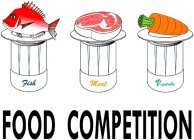 FOOD COMPETITION FISH MEAT VEGETABLE