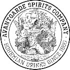 AVANTGARDE SPIRITS COMPANY BOHEMIAN DRINKS SINCE 1860