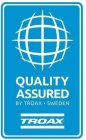 QUALITY ASSURED BY TROAX SWEDEN TROAX