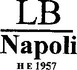 LB NAPOLI HE 1957