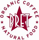 PRET ORGANIC COFFEE NATURAL FOOD