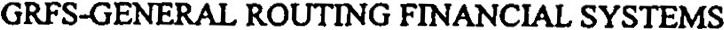 GRFS-GENERAL ROUTING FINANCIAL SYSTEMS