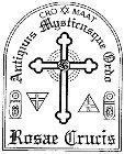 CRO MAAT ANTIQUUS MYSTICUSQUE ORDO ROSAE CRUCISCRUCIS