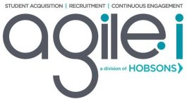 AGILE.I A DIVISION OF HOBSONS STUDENT ACQUISITION | RECRUITMENT | CONTINUOUS ENGAGEMENT