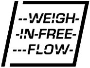 - - WEIGH- -IN-FREE- - - - FLOW-