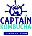 CAPTAIN KOMBUCHA LEGENDARY HEALTHY DRINK