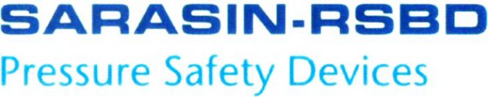 SARASIN-RSBD PRESSURE SAFETY DEVICES