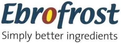 EBROFROST SIMPLY BETTER INGREDIENTS