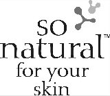 SO NATURAL FOR YOUR SKIN