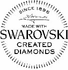 MADE WITH SWAROVSKI CREATED DIAMONDS SINCE 1895