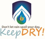 DON'T LET RAIN SPOIL YOUR DAY, KEEPDRY!
