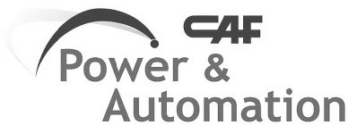 CAF POWER & AUTOMATION