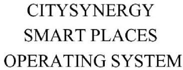 CITYSYNERGY SMART PLACES OPERATING SYSTEM