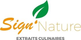 SIGN'NATURE EXTRAITS CULINAIRES