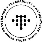 PROVENANCE + TRACEABILITY + AUTHENTICITY TRUST