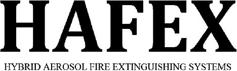 HAFEX HYBRID AEROSOL FIRE EXTINGUISHING SYSTEMS