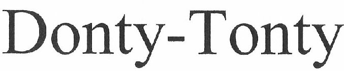 DONTY-TONTY