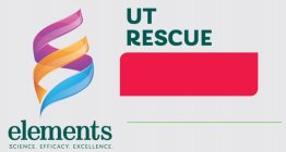 UT RESCUE ELEMENTS SCIENCE EFFICACY EXCELLENCE