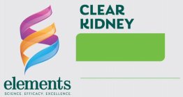 CLEAR KIDNEY ELEMENTS SCIENCE. EFFICACY. EXCELLENCE.