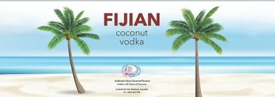 FIJIAN COCONUT VODKA AUTHENTIC FIJIAN COCONUT FLAVOURS VODKA WITH NATURAL FLAVOURS A TASTE OF THE TROPICAL ISLANDS 1LT/40% ALC/VOL