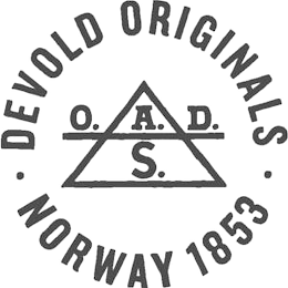 · DEVOLD ORIGINALS · NORWAY 1853  O. A. D. S.