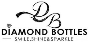 DB DIAMOND BOTTLES SMILE,SHINE&SPARKLE