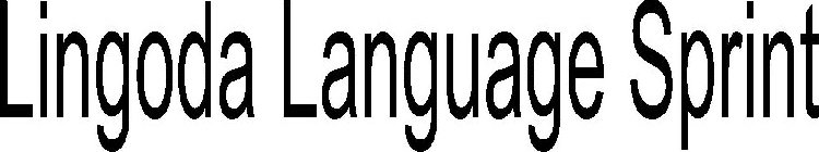 LINGODA LANGUAGE SPRINT