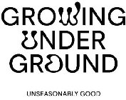 GROWING UNDER GROUND UNSEASONABLY GOOD