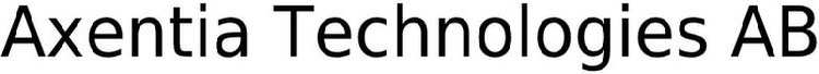 AXENTIA TECHNOLOGIES AB