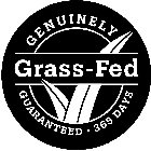 GENUINELY GRASS-FED GUARANTEED 365 DAYS