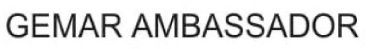 GEMAR AMBASSADOR