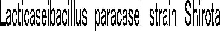 LACTICASEIBACILLUS PARACASEI STRAIN SHIROTA