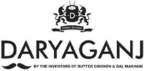 ·D· SWARAN · KUNDAN DARYAGANJ BY THE INVENTORS OF BUTTER CHICKEN & DAL MAKHANI