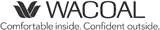 WACOAL COMFORTABLE INSIDE. CONFIDENT OUTSIDE.SIDE.