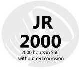 JR 2000 2000 HOURS IN SSC WITHOUT RED CORROSIONRROSION