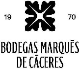 1970 BODEGAS MARQUÉS DE CÁCERES