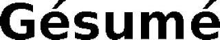 GÉSUMÉ