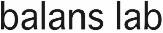 BALANS LAB